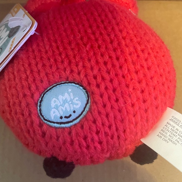 - - NEW AMI AMIS Crocheted Plush 4” Snoozie the Alarm Clock from Wave 2 - Picture 3 of 4